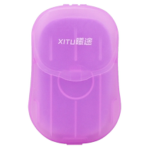 Portable soap tablets disposable hand washing soap paper children and students travel carry-on boxed mini