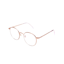Fakeme Korean niche light luxury Korean version metal round frame myopia optical frame couple model Bishop