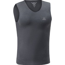 Antarctic thermal vest mens seamless velvet underwear heating base upper body autumn clothing single-piece top winter