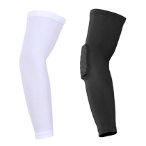 Basketball arm guards for men and women elbow guards anti-collision honeycomb arm guards elastic breathable professional sports protective gear knee guards and calf guards