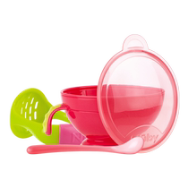NUBY grinding bowl training eating tableware set baby scraping fruit puree feeding tool baby feeding bowl