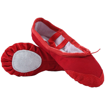 儿童舞蹈鞋女童免系带肉色软底鞋芭蕾中国舞练功鞋猫爪专用跳舞鞋