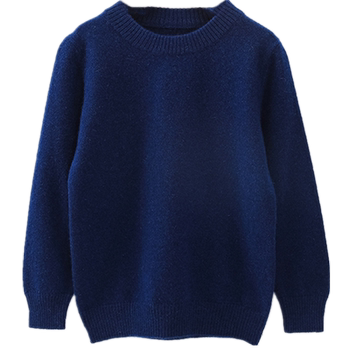 Pullover stylish loose medium and big children's baby knitted sweater Pullover stylish loose medium and big children's baby knitted sweater