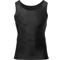 INSMANX mens post-operative shapewear corset tummy control slimming shape vest thin breathable outer wear