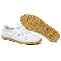 Genuine leather Tai Chi shoes martial arts shoes tendon bottom summer breathable anti-slip clogs same style for men and women