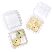 Green Libao disposable lunch box fried take-out box take-out soup bag box high temperature resistant thickened Xiaoyang fried meal box