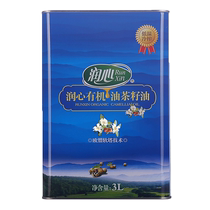 (Mid-Autumn Festival Gift) (BY) Runxin Organic Camellia Oil 3L Tin Can Low Temperature Physical Pressing Pure Camellia Oil