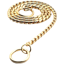 Dog p chain collar traction rope snake chain p rope dog training p word dog chain stainless steel large medium and small dog training rope