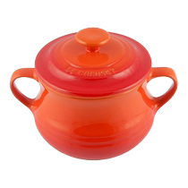 Cool color LE CREUSET French binaural stew pot water-proof birds nest stew pot soup household childrens food supplement steamed stewed eggs