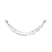 KUNOGIGI KUNOGIGI fashion bag accessories special-shaped pearl chain bag pendant versatile