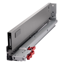 Germanys Hafele HAFELE smart ultra-thin riding drawer track invisible bottom damping buffer slide to help pumping