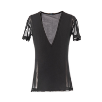 Cicaso Latin dance clothing mens summer tops professional boys competition uniforms standard uniforms boys practice uniforms summer G5061