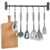 Ok Kitchen Hook Free of perforated wall monté Hook Spoon Spoon Shovel Multifunction Rack Kitchenware Supplies Nail-free suspendues pole