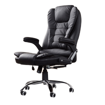 Junling Office Furniture Luxury Genuine Leather Boss Chair Supervisor Chair Massage Lift Explosion-proof Manager Computer Chair Available in Stock
