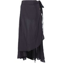 Magnificent Latin dance clothing for women adult new Latin dance skirt floating gauze asymmetrical skirt practice skirt WQ082