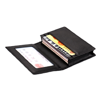 Men's cowhide large capacity real card bag for women