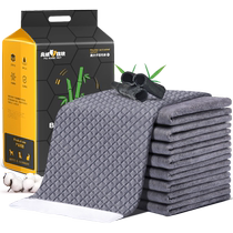 Bamboo charcoal diaper pad for dogs and pets disposable Teddy pads thickened deodorizing and absorbent 100 pieces large size