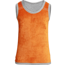 Q Baisina mens thermal vest thickened velvet tight bottoming underwear top vest waistcoat autumn and winter
