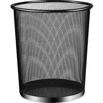 Miaoran Iron Mesh Trash Can Large Capacity Storage Barrel Anti-Embroidery Wire Household Classification Trash Can Waste Paper Basket 1