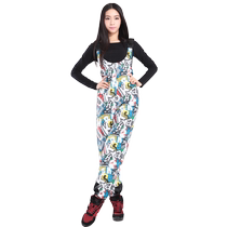 Kashiwaya one-piece overalls cotton pants dance practice clothes warm trousers to prevent cold slimming pants for adults 115117001
