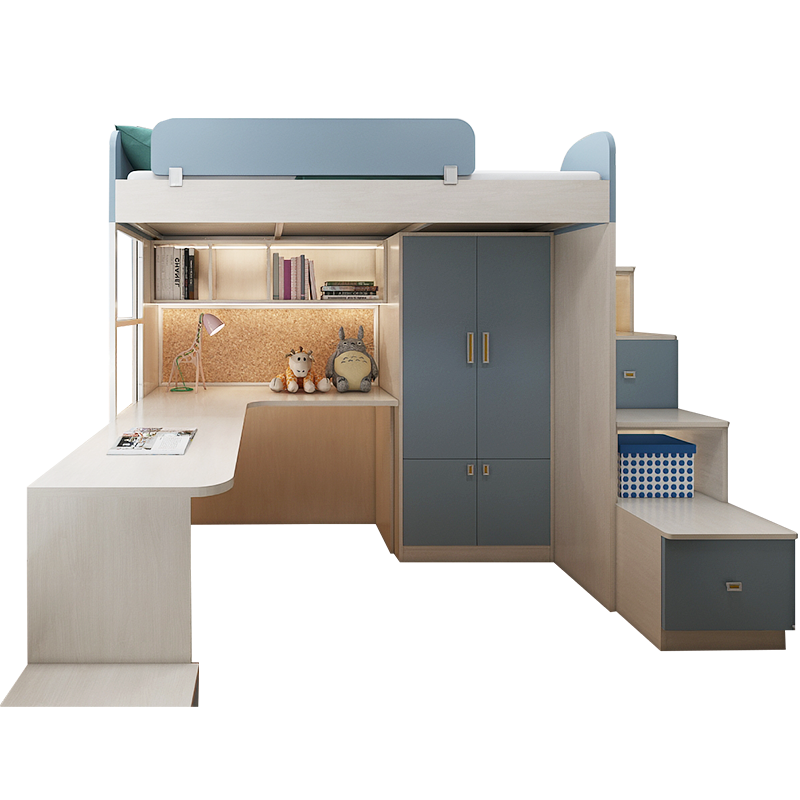 Second child room design high and low bed Haolaike children's room