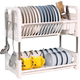 Kitchen bowls and chopsticks storage rack household storage internet celebrity artifact