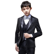 Boys suits childrens dresses summer host catwalk piano performance clothes boys youth performance clothes