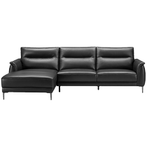 Gujia Home Leather Sofa Modern Italian Light Luxury Sofa First Layer Cowhide Living Room Furniture Size Unit 1053