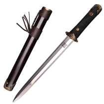 51cm fish skin small Tang sword pattern steel dagger eight-sided Han sword burning edge sword spear Longquan brand sword unedged