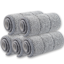 Hand wash-free universal mop replacement cloth lazy flat household thickened floor mop strip dust push head mop adhesive type