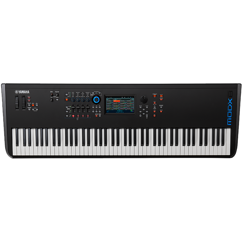 YAMAHA山葉合成器MODX8/7MODX6重錘編曲電子鍵盤MOXF升級88鍵