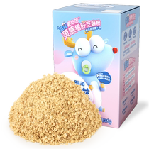 (small deer blue and blue _ pig liver powder) with iron calcium zinc mixed meal seasonings to send a one-year-old baby recipe