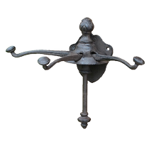Ge Jia Ruier European retro cast iron hook wall decoration coat hook retractable hook home decoration