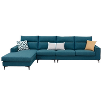 Quanyou Home Modern Simple Fabric Sofa Living Room Large Apartment Simple Sofa Furniture 102586