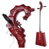 Jiangyin 6016L ebony East African black rosewood dragon horse double-headed Inner Mongolia musical instrument Morinouqin beginners get access to accessories