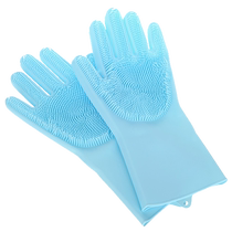 Pet dog and cat bath artifact Teddy golden retriever bath massage gloves with brush cat anti-scratch and anti-bite supplies
