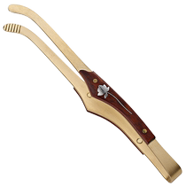 Pure brass tea leaf clips tea tweezers set Kung Fu tea set accessories tea making tools tea cup clips creative non-slip