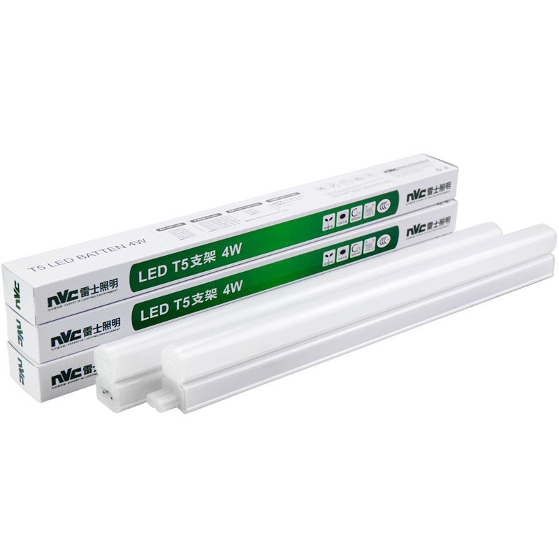 雷士照明LED灯管t5一体化家用长条灯支架灯T8全套日光灯1.2米灯带