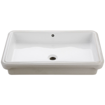 TOTO lavabo encastré Zhijie lavabo vitré sous meuble lavabo sous comptoir 1516BLW1515B (07)