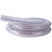 pvc steel wire hose transparent plastic three inch pipe 1 2 4 inch water pipe inner diameter 32mm 50 75 with steel wire pipe