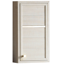 Space aluminum waterproof bathroom side cabinet side cabinet wall-mounted small bathroom storage locker mirror cabinet side cabinet narrow