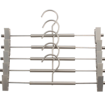 maos wrought iron trouser rack non-slip trouser hanger home storage and organization trouser clip seamless metal multi-functional trouser hanger