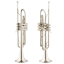 Jazz Lang trumpet instrument beginnics cohort level playing musical instrument drop B tune JZTR-300N pipe music silver-coated small number