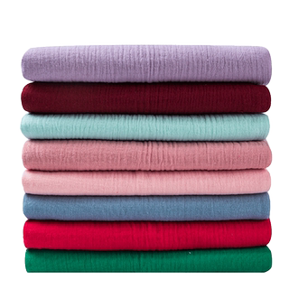 Cotton double layer gauze fabric children's clothing fabric