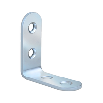 Thickened No. 3 small rounded corner code L-shaped furniture connector hardware accessories bracket right-angle partition small 2mm rounded corner
