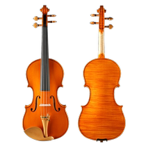 Haocheng Golden Yellow Violin Professional Grade Fully Handmade Violin Adult Professional Grade Performance Solo Violin