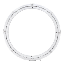 Dining table turntable bearing turntable aluminum alloy round table turntable universal turntable glass turntable base 390mm