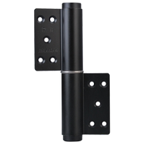Invisible door hinge hydraulic buffer automatic closing slot-free door closer aluminum alloy wooden door self-closing spring hinge