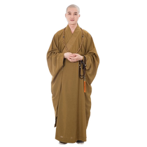 Fanlin monks clothing Haiqing laymans clothing womens Taiwanese gauze wide-sleeved long gown wide-sleeved long shirt Haiqing monks clothing mens Zen meditation clothing drape