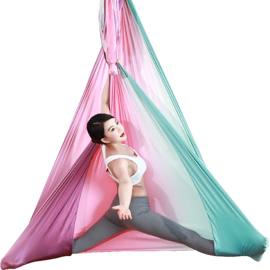 Hamac de yoga aérien micro-élastique haut de gamme sans poinçon de même style